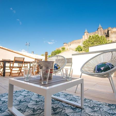 La Terrasse De La Tour Pinte. Apartment Carcassonne Ngoại thất bức ảnh