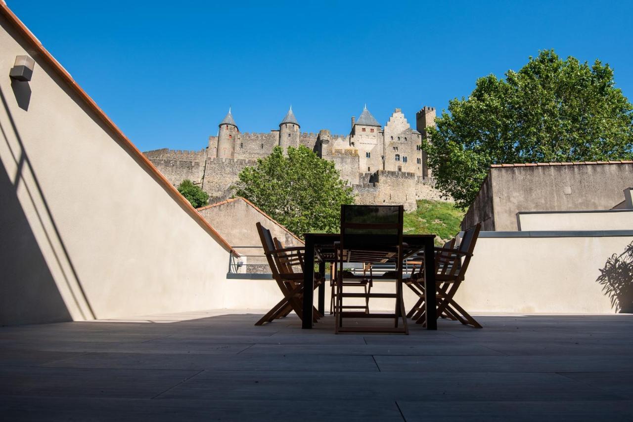 La Terrasse De La Tour Pinte. Apartment Carcassonne Ngoại thất bức ảnh